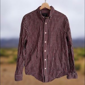 Abercrombie & Fitch Plaid Oxford Shirt